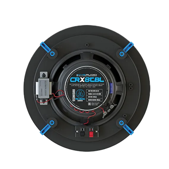 CVGAUDIO CRX8TBL потолочный динамик, Мощность 3,75/7,5/15/30W, 100V