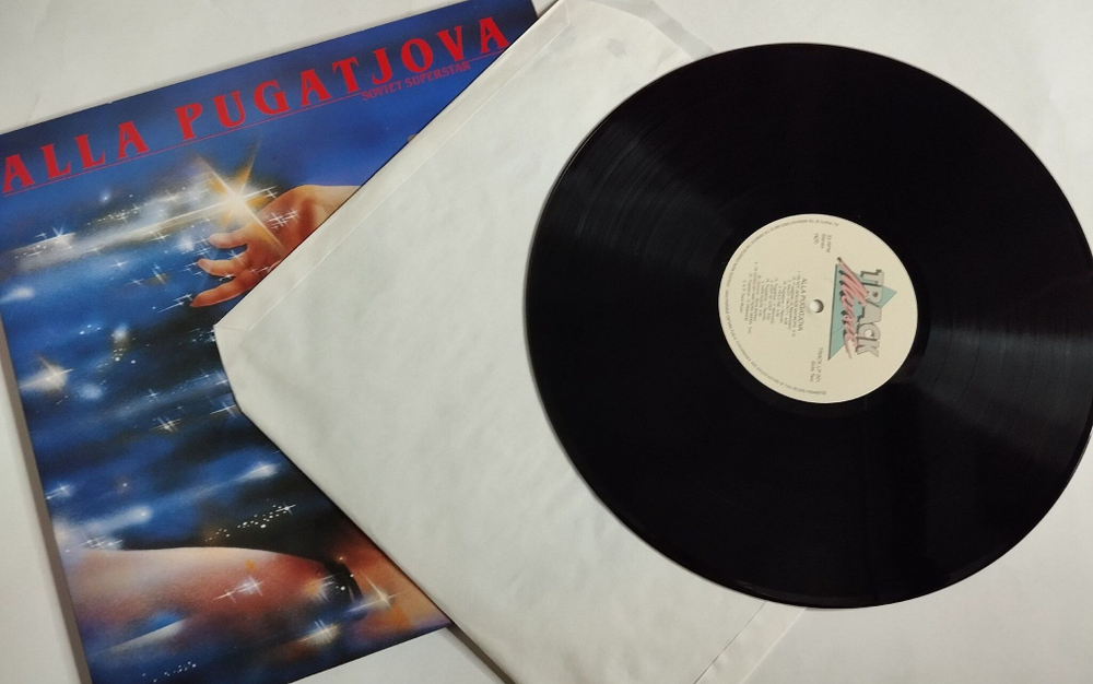 Винтажная виниловая пластинка LP Сборник Alla Pugatjova Алла Пугачева Soviet Superstar Greatest Hits 1976-1984 (Швеция 1984)