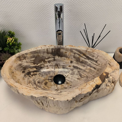Купить Раковина из окаменелого дерева Fossil Basin  57*35*15 OD-02116