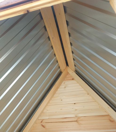 Туалет деревянный