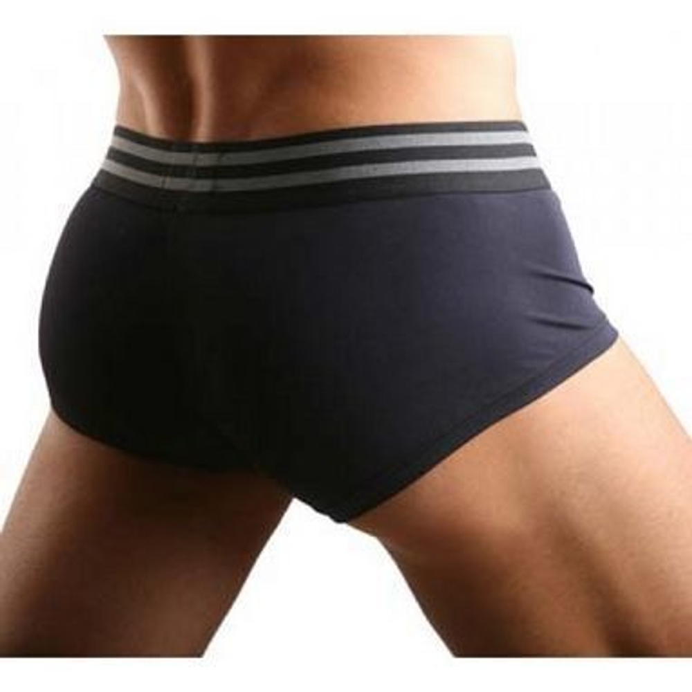 Мужские трусы хипсы черные HOM Sports Color Therapy Trunk Black