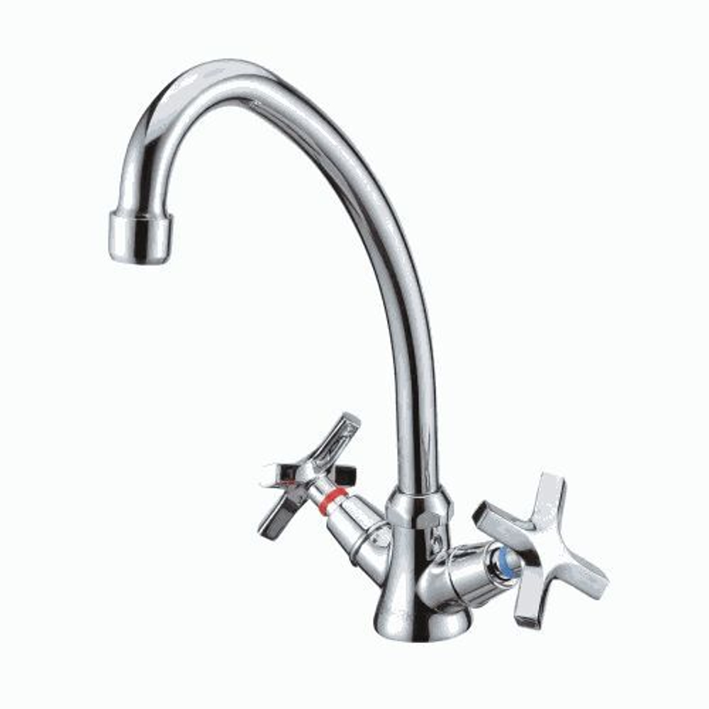 смеситель кухня LEMARK Promotion с поворотным изливом LM6050C