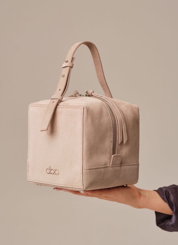 Замшевая сумка Quadra DBR 30989 ваниль