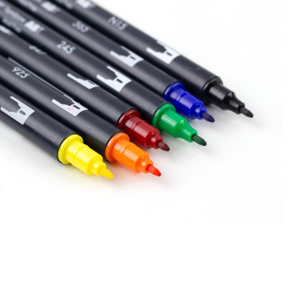 Набор Tombow AB-T Dual Brush 6 Primary