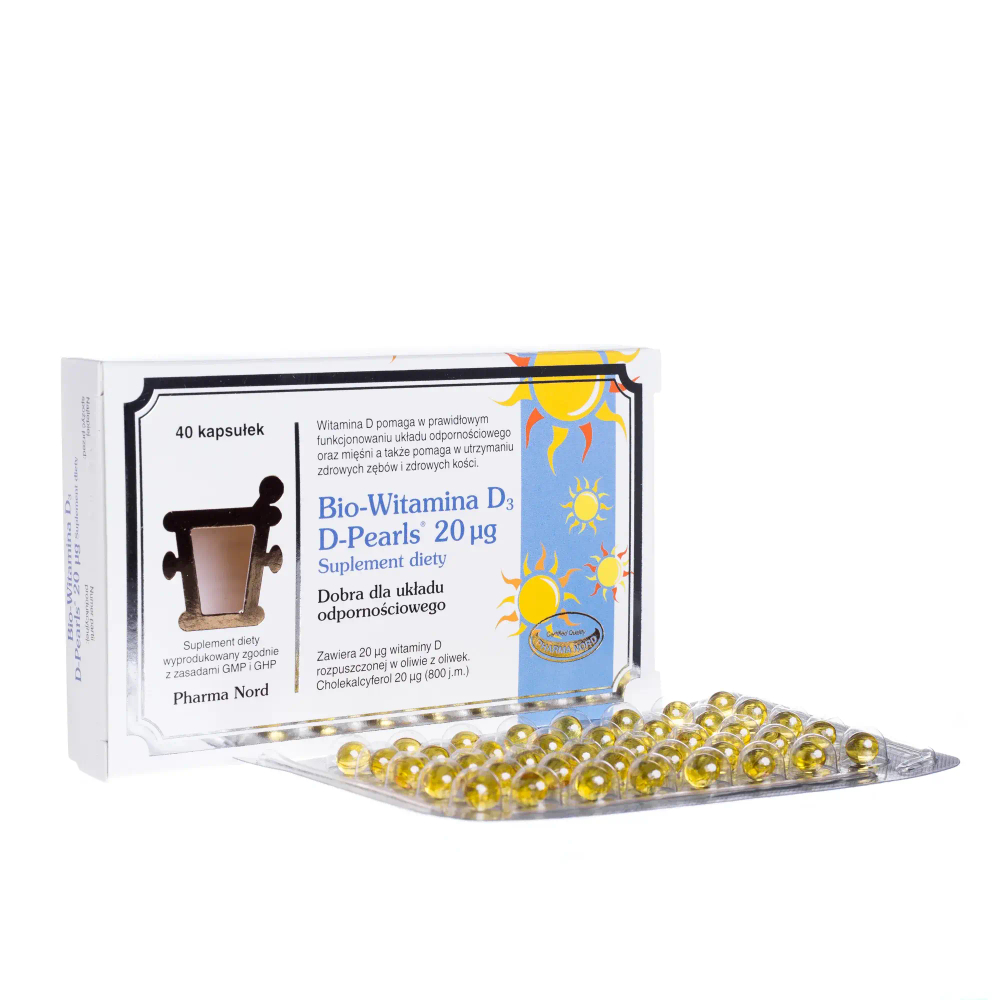 Pharma Nord Vitamin D3 Pearls - 40 капсул