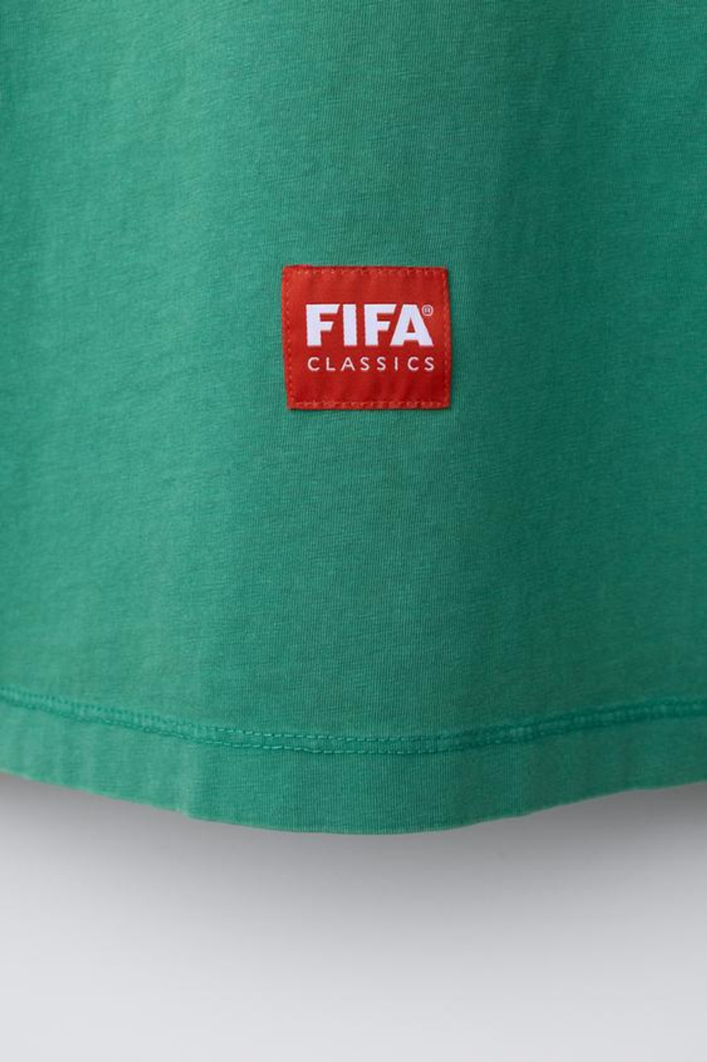 ZARA ФУТБОЛКА С ПРИНТОМ FIFA WORLD CUP™ 1994, ЗЕЛЕНЫЙ