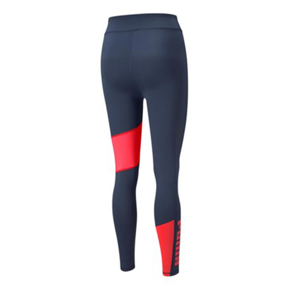 Женские теннисные брюки Puma Favorite Logo High Waist Tight Women - Dark Blue, Coral