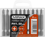 MIRAX PH1, 50 мм, 10 шт, биты (26253-1-50-10)