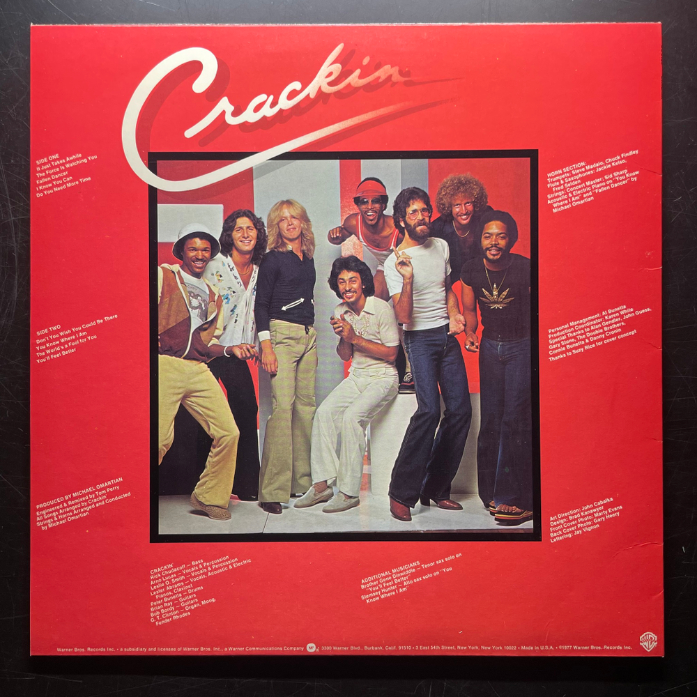 Crackin' ‎– Crackin' (США 1977г.)