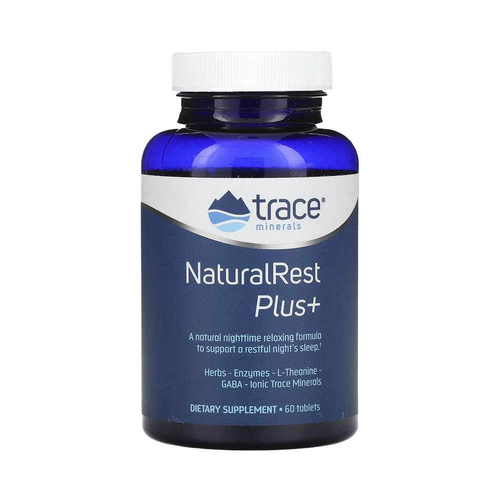 Trace Minerals Natural Rest Plus+ (60 таб), Комплекс для Сна и Спокойствия