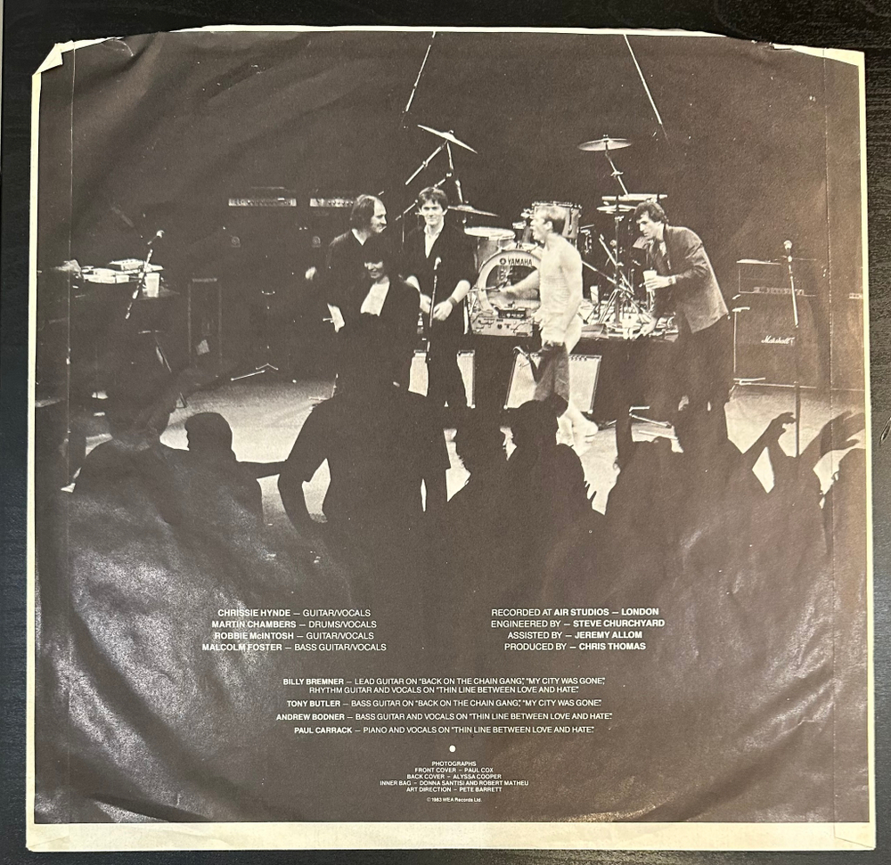 The Pretenders - Learning To Crawl (Германия 1984г.)