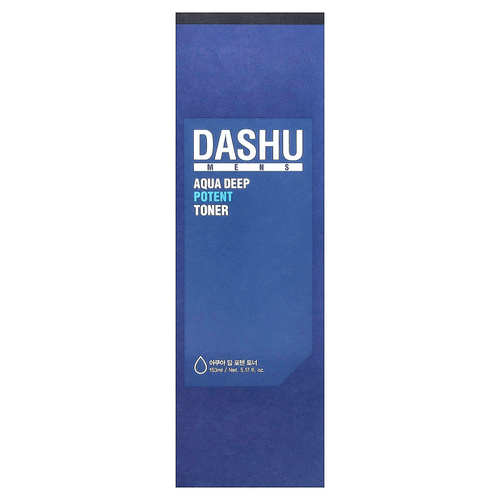 Dashu, Mens, Aqua Deep Potent, тонер для мужчин, 153 мл (5,17 жидк. унции)