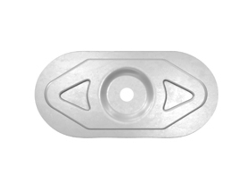 Металлический тарельчатый держатель овальной формы