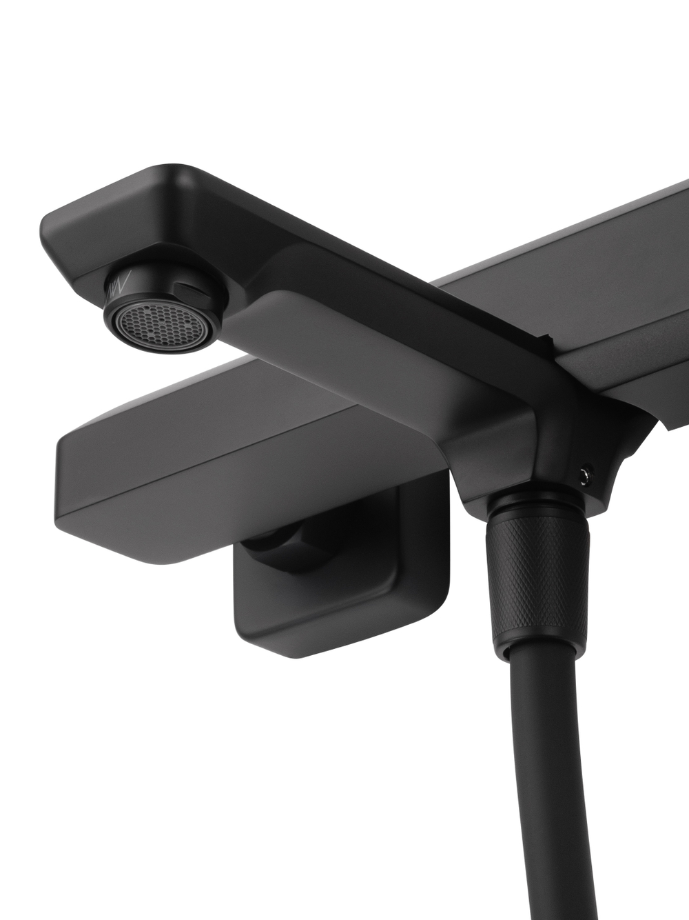 Смеситель для ванны с душем WONZON & WOGHAND DIAMOND, Черный матовый (WW-88639011-MB)