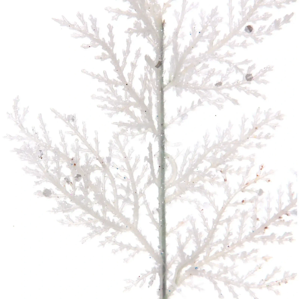 Ветка декоративная «Зимний сон» 25 см, Белый