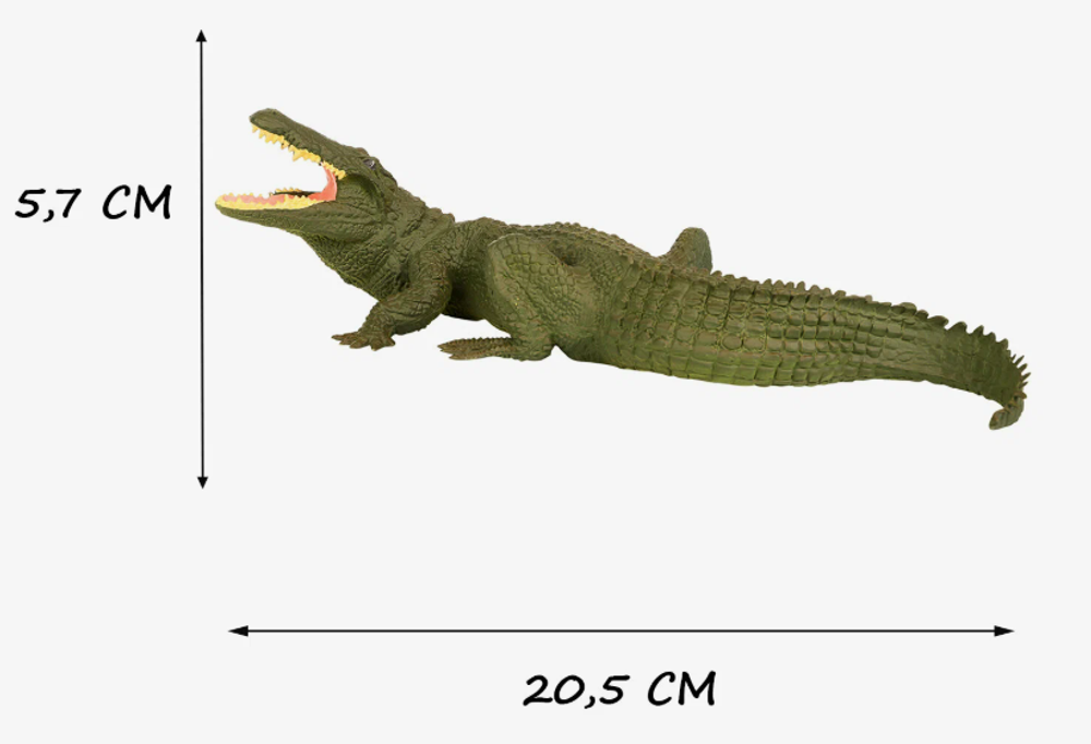 Игровой набор Masai Mara Мир диких животных: 2 зебры, 2 бегемота и крокодил