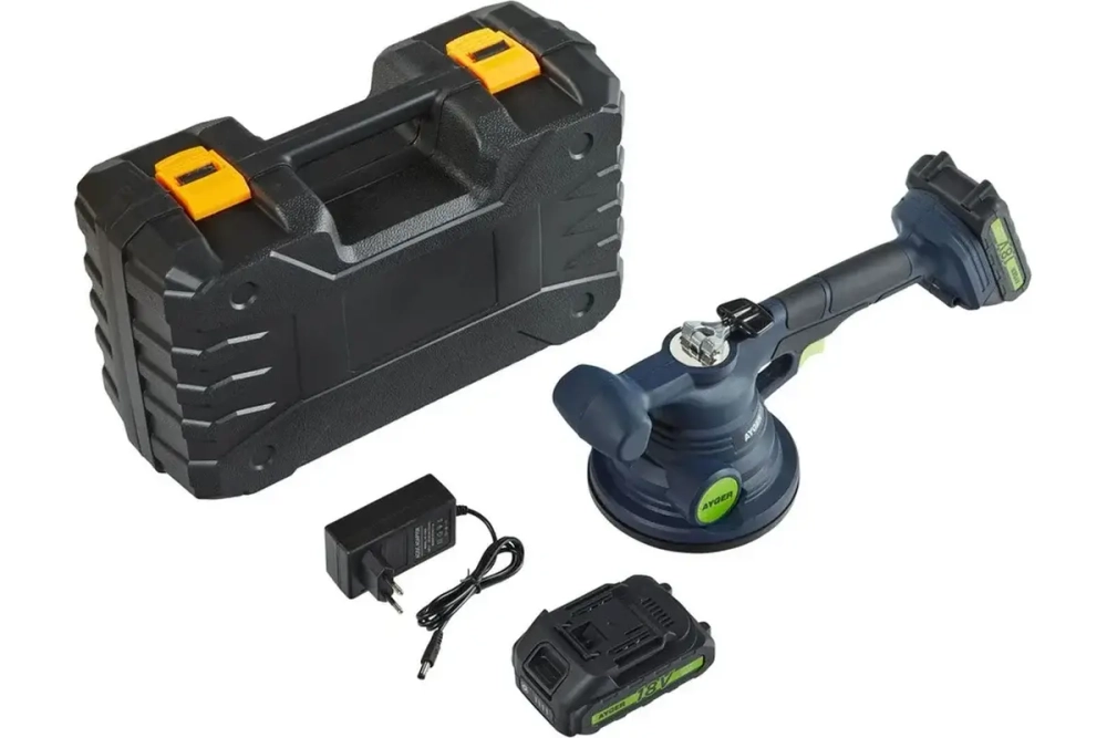 Аккумуляторная виброприсоска для укладки плитки AYGER TLM20/50