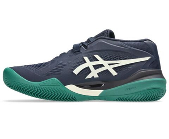 Мужские кроссовки теннисные Asics Gel-Resolution X Clay - полночь/кремовый