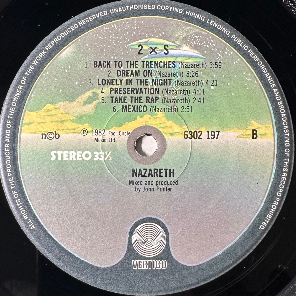 Nazareth - 2XS (Скандинавия 1982г.)
