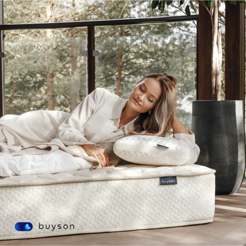 Матрас BuyNature, 25 см, средняя жесткость, независимые пружины
