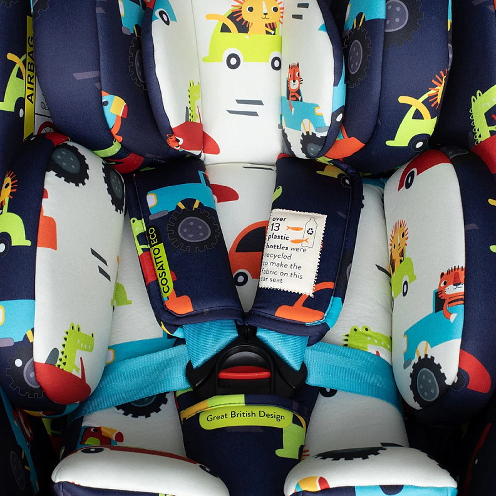 Автокресло Cosatto All in All 360 Rotate i-Size 0-36 кг Motor Kidz