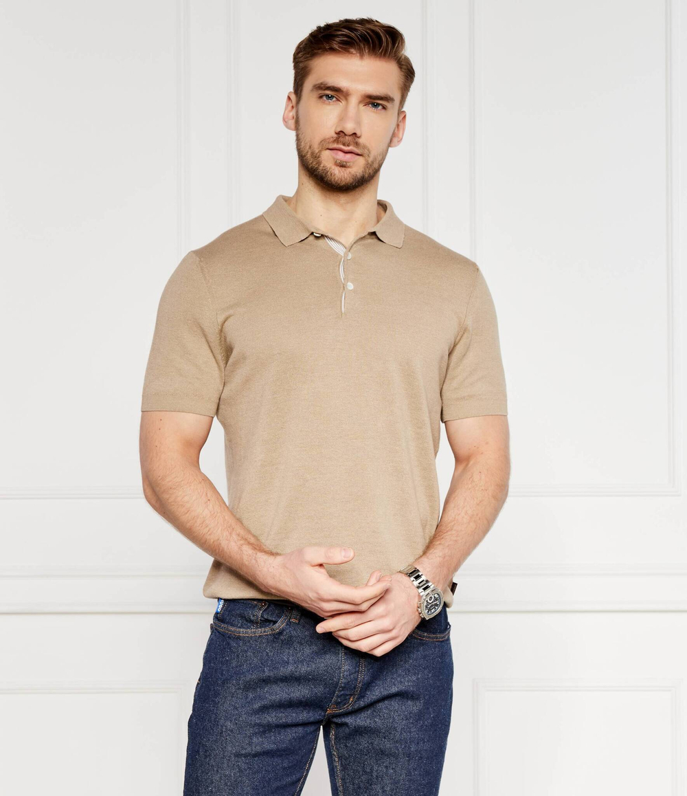 Льняное поло 13 Lindo-PB Windsor - бежевый(30040668)