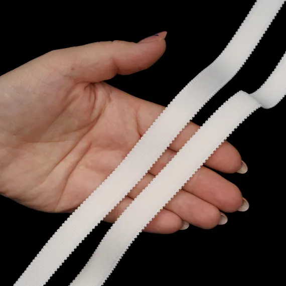 Резинка бретелечная молочная 15 мм (цв. 004), 612/15