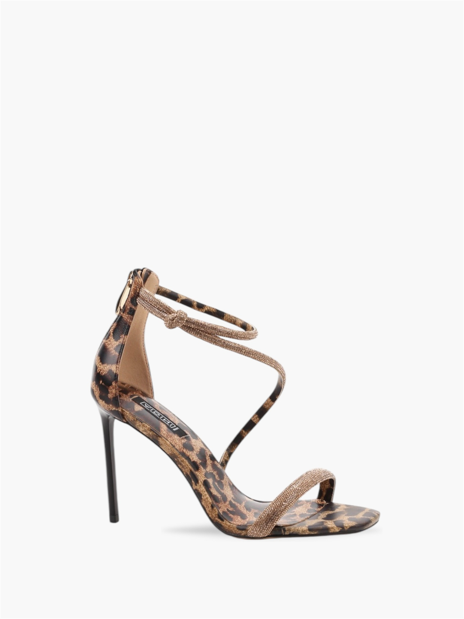 4223-336-466D beige/leo-24Z Женские вечерние туфли 