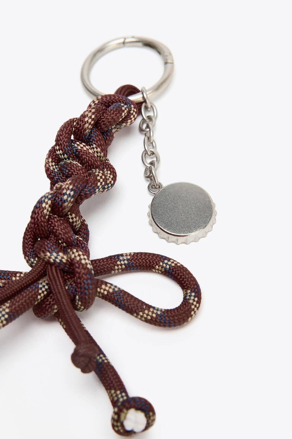 ZARA ШАРМ НА ВЕРЕВОЧКЕ, БОРДОВО-КРАСНЫЙ