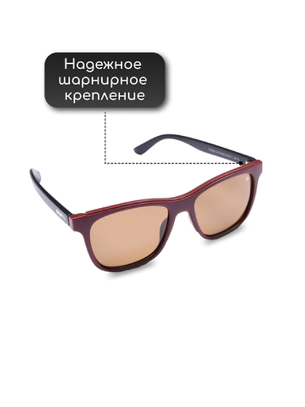 Очки Bad Boy солнцезащитные поляризованные черные с чехлом