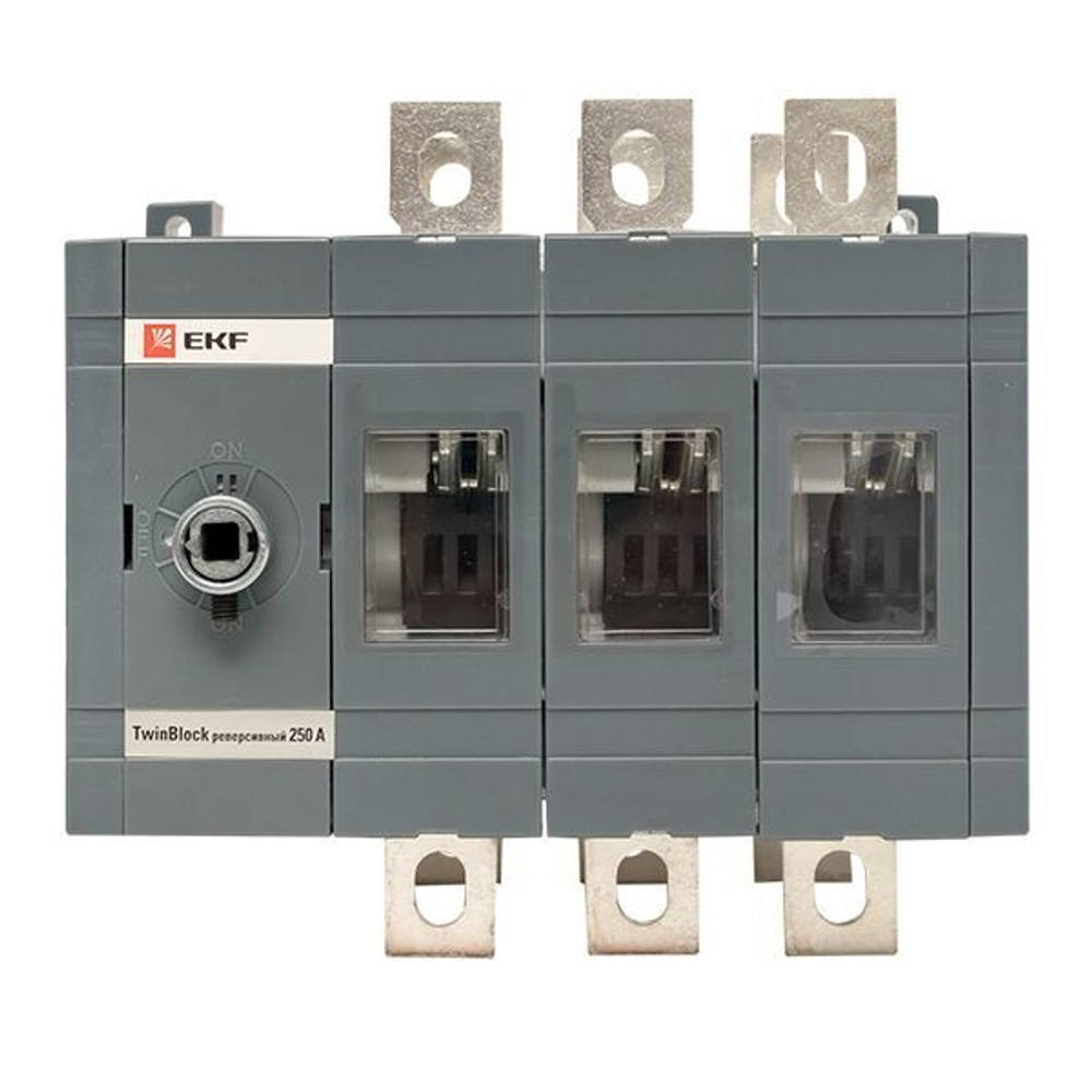 Рубильник 250A 3P реверсивный без рукоятки управления TwinBlock EKF