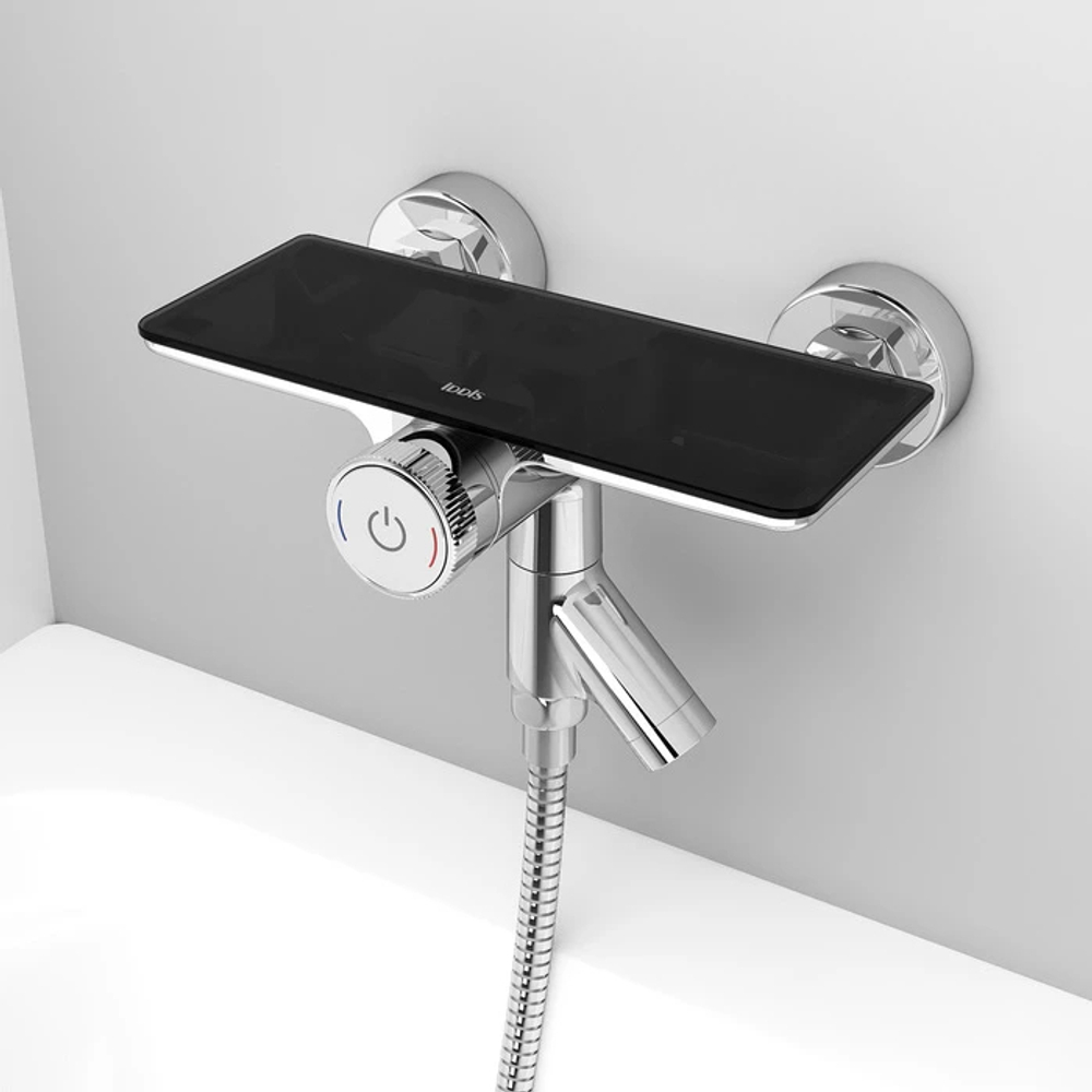 Смеситель для ванны IDDIS Shelfy с управлением Push Control (SHESBBTi02WA)