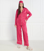 Пижама + повязка для сна SATINA Hugo Bodywear - фуксия(50502736)