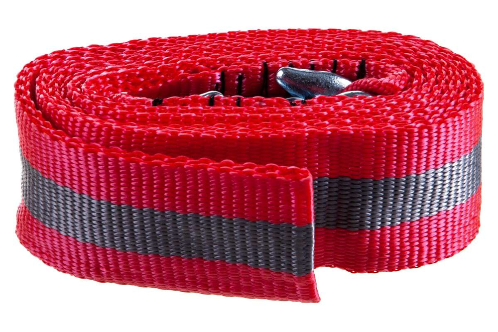 ТРОС БУКСИРОВОЧНЫЙ ЗУБР МАСТЕР 2 КРЮКА СУМКА 4М 5Т 61210-5