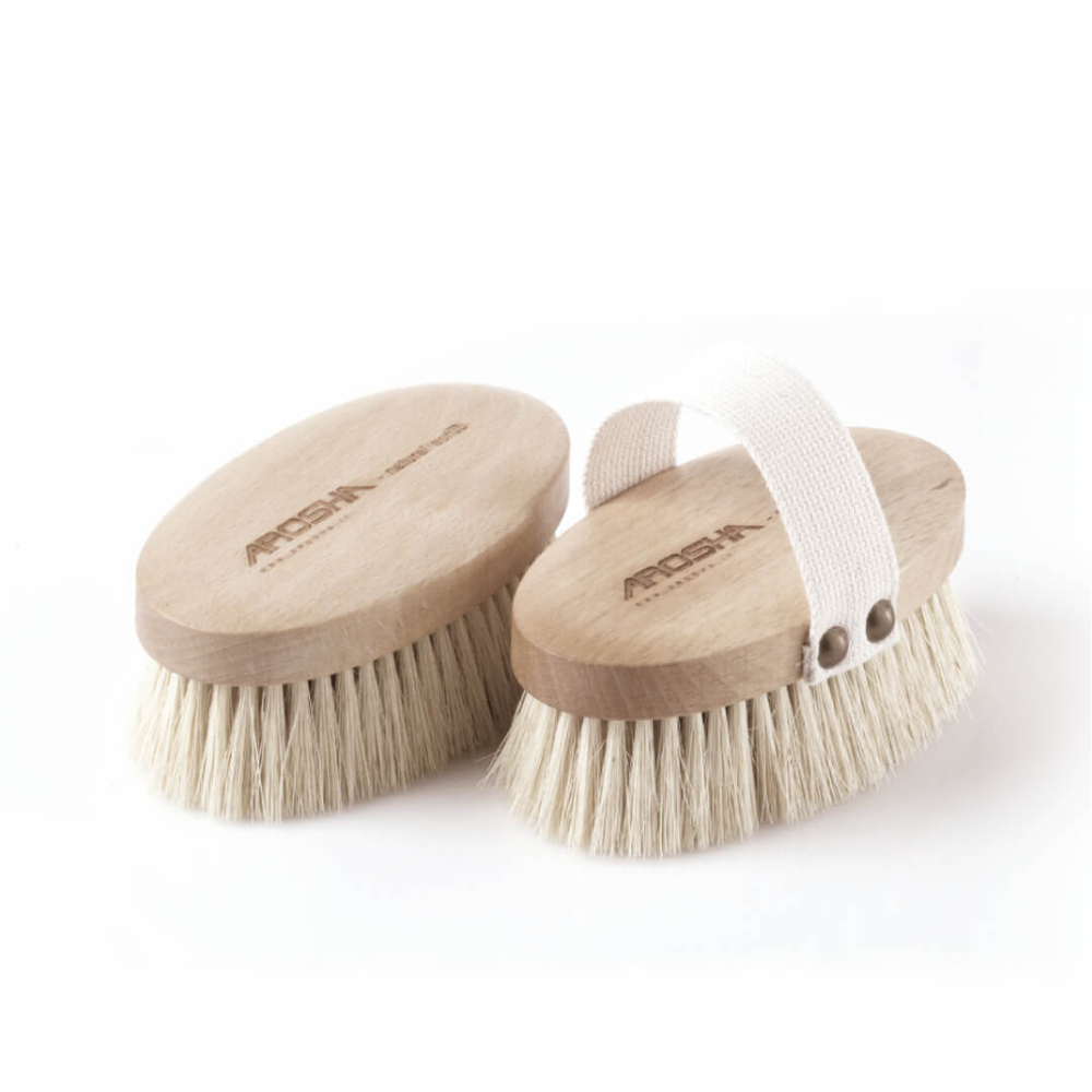 AROSHA NATURAL BRUSH Эко-щетка для сухого пилинга