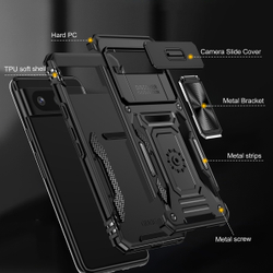 Чехол Safe Case с кольцом и защитой камеры для Google Pixel 7a