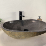 Раковина из речного камня RS-66037 63х47х16 из натурального камня