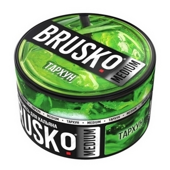Бестабачная смесь для кальяна BRUSKO, 250 г, Тархун, Medium