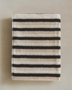 Zara Home Полотенце для лица и рук из хлопка, чёрный · 2541/013