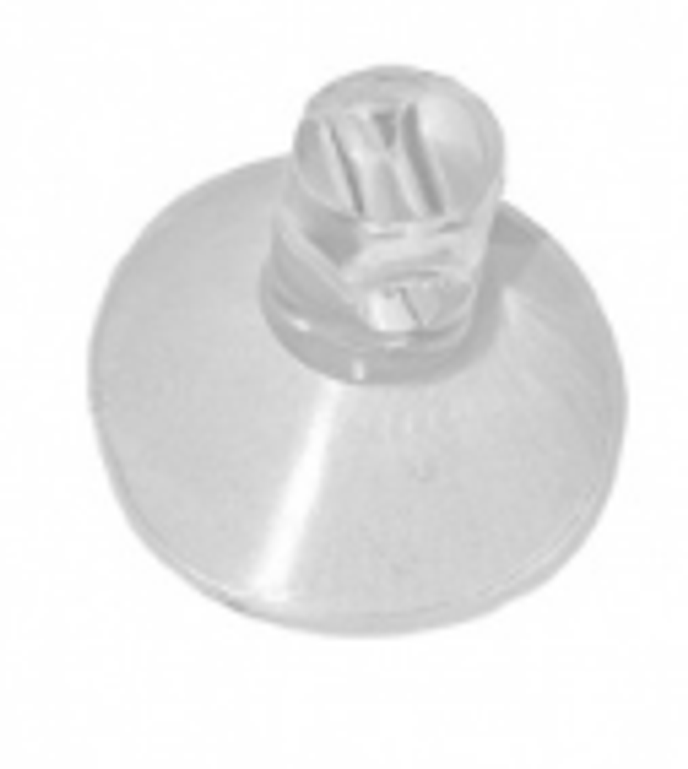 Присоска силиконовая D-30мм прозрачная (уп10шт) 2-001