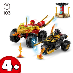 LEGO Ninjago - Автомобильно-мото битва между Каем и Гонкой 71789 / артикул   71789  / GTIN 5702017413044