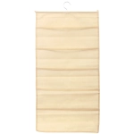 Органайзер двухсторонний подвесной для хранения вещей с крючком «ИДЕЯДОМА», цвет бежевый, 15 карманов, 75*39см