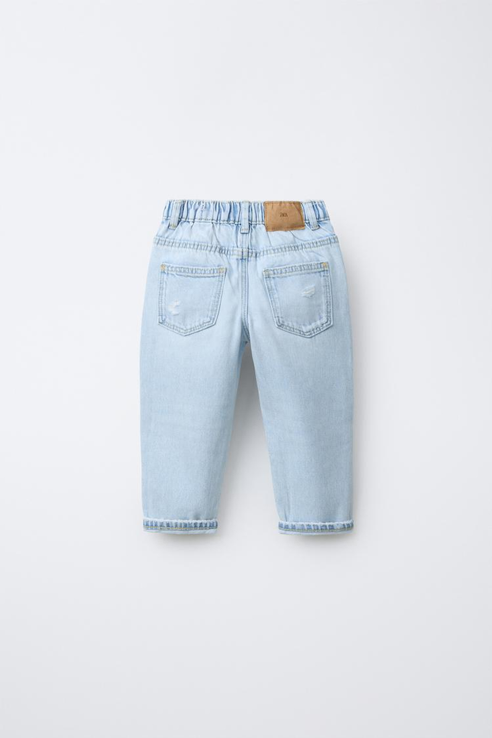 ZARA ДЖИНСЫ BAGGY, ГОЛУБОЙ