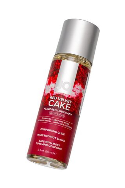 Съедобный лубрикант со вкусом торта «Красный бархат» JO H2O RED VELVET CAKE, 60 мл
