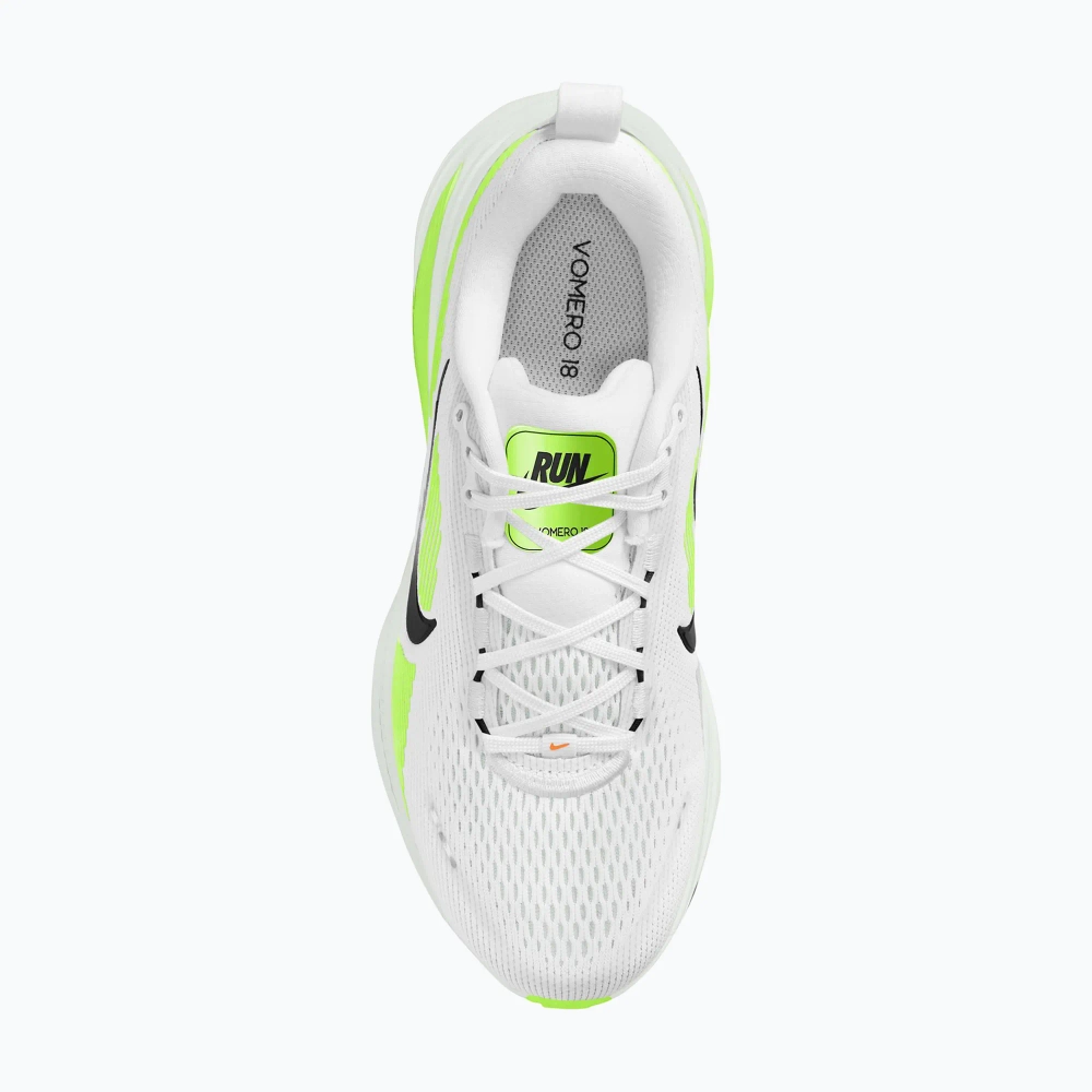 Кроссовки для бега Nike Vomero 18 white/volt/barely volt/black