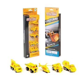 Набор машинок стройтехника 4в1 Six-six-Zero желтый