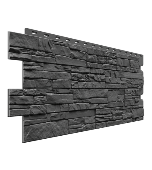 Фасадная панель Docke Алтай Графит 1098*400мм 0,44м2