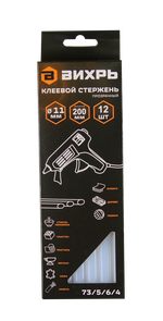 Клеевой стержень Вихрь 11x200 мм, 12 шт