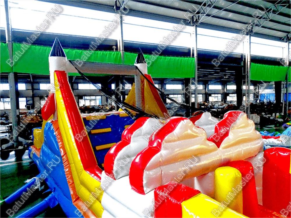 Коммерческий надувной батут "Ракета на взлёте"