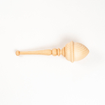 Деревянная погремушка из дерева сибирский кедр с наполнителем из пшена 0+ WT6